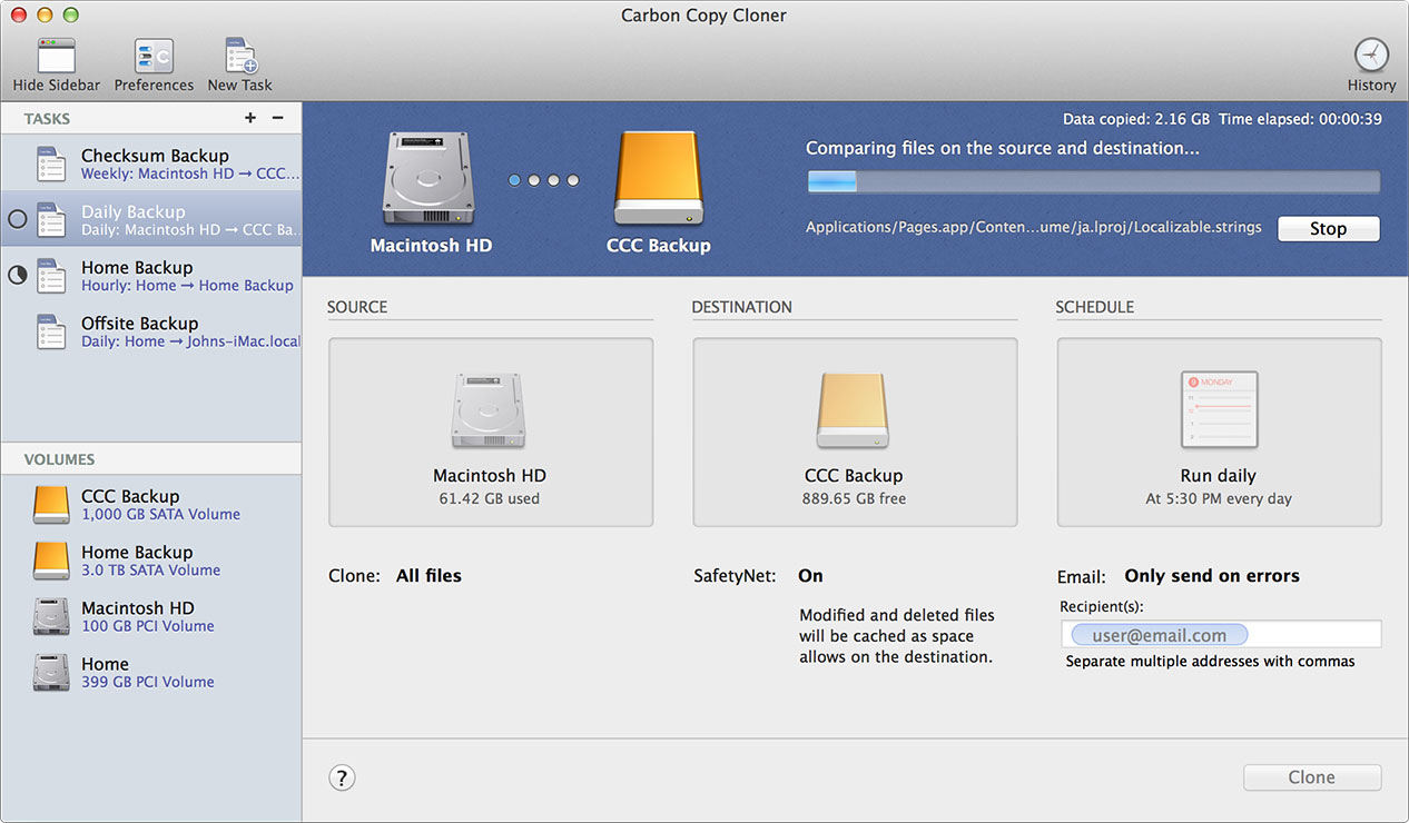carbon copy cloner for mac